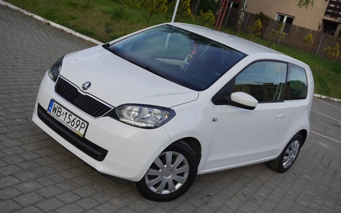 Skoda Citigo cena 17500 przebieg: 227000, rok produkcji 2017 z Katowice małe 596